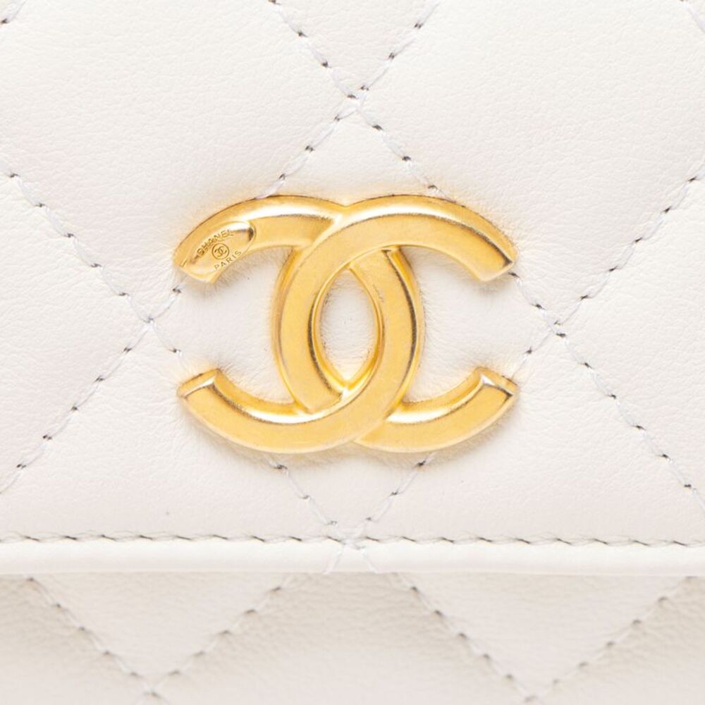 Chanel Lambskin About Pearls Chain Mini Bag - Picture 10 of 12